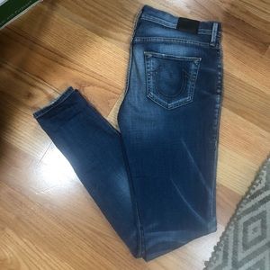 True Religion Halle Mid rise super skinny size 29